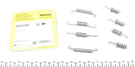 Комплект пружинок колодок ручника VW LT 28-35/MB Sprinter 208-316 (160x25) (Ate, Bosch) UA63 TEXTAR 97012300