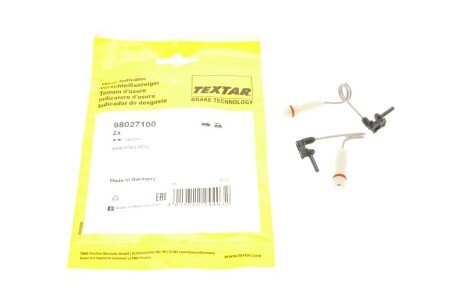 Датчик износа тормозных колодок MB M-class (W163) 98-05/G-class (W463) 12- (к-кт 2шт)) UA63 TEXTAR 98027100