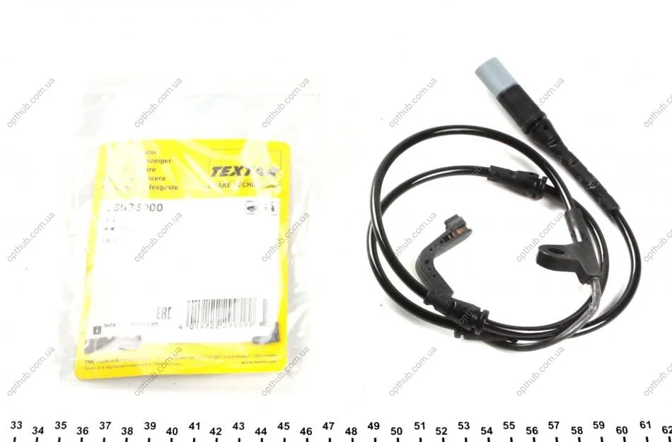 Датчик зносу гальмівних колодок (передніх) BMW X5 (E70)/X6 (E71/E72) 3.0/3.0D 07- UA63 TEXTAR 98035000 (фото 1)