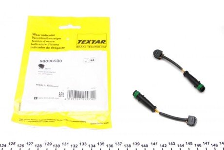 Датчик зносу гальмівних колодок MB Sprinter/VW Crafter 06- (к-кт 2шт) UA63 TEXTAR 98036500