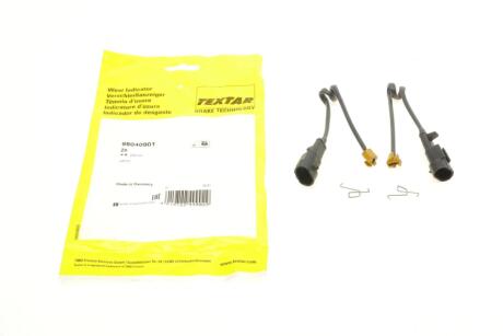 Датчик зносу гальмівних колодок (задніх) Iveco Daily 99- (к-кт 2шт) UA63 TEXTAR 98040901