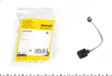 Датчик износа тормозных колодок (передних) VW Passat 14-/ Audi A3 13- UA63 TEXTAR 98050800
