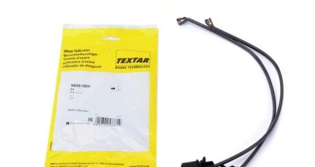 Датчик зносу гальмівних колодок (передніх) Audi A4/A5/Q5/Q7 15- (L=405mm) (к-кт 2шт) UA63 TEXTAR 98061800