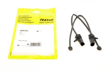 Датчик зносу гальмівних колодок (передніх) Porsche Macan 3.0 S Diesel 14-18 (к-кт 2шт) (opt-om) TEXTAR 98063000