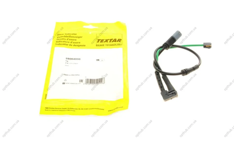 Датчик зносу гальмівних колодок TEXTAR 98064000 (фото 1)