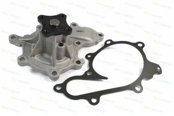Насос охолоджуючої рідини, з ущільненням NISSAN ALMERA II, ALMERA TINO, PRIMERA, X-TRAIL I 2.2D 03.00- THERMOTEC D11074TT (фото 1)