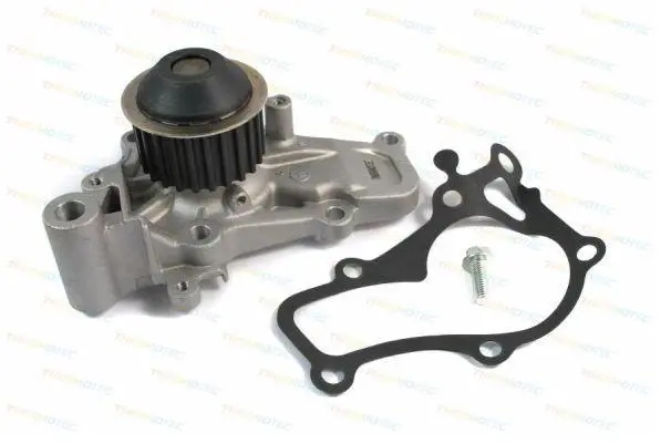 Насос охолоджуючої рідини, з ущільненням MITSUBISHI COLT IV, ECLIPSE, GALANT VII, L200, LANCER IV, LANCER V, LANCER VI, MIRAGE IV, MIRAGE V, PAJERO SPORT I, SPACE 1.6-2.5D 01.83-01.08 THERMOTEC D15028TT (фото 1)