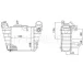 Інтеркулер SEAT CORDOBA, IBIZA III SKODA FABIA I, FABIA I PRAKTIK, FABIA II, ROOMSTER, ROOMSTER PRAKTIK VW FOX, POLO IV 1.4-1.9D 08.99- THERMOTEC DAW006TT (фото 2)