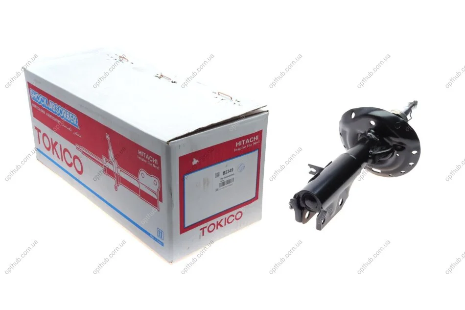 Амортизатор підвіски передній лівий газомасляний Honda City 09-/Fit/Jazz 08- TOKICO Tokico B2349 (фото 1)