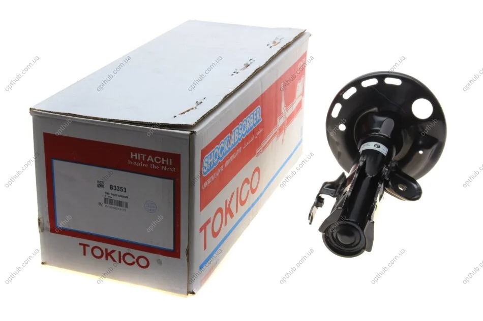 Амортизатор підвіски передній правий газомасляний Toyota Auris 06-/Corolla 07- TOKICO Tokico B3353 (фото 1)