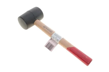 Киянка гумова, 50 г, 60 мм, рукоятка дерев\'яна Top-tools 02A325