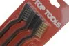 Щітки 180 мм, набір 3 шт., мідь, сталь, нейлон Top-tools 14A618 (фото 2)