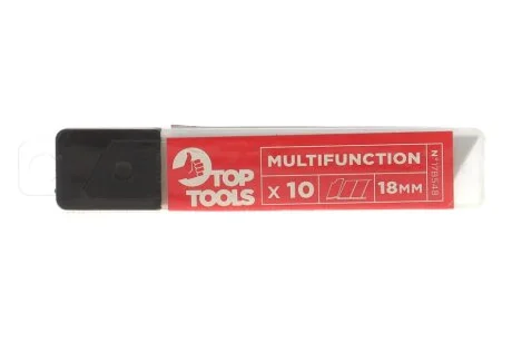 Леза, що відламуються, змінні, 18 мм, набір 10 шт.*1 уп. Top-tools 17B548