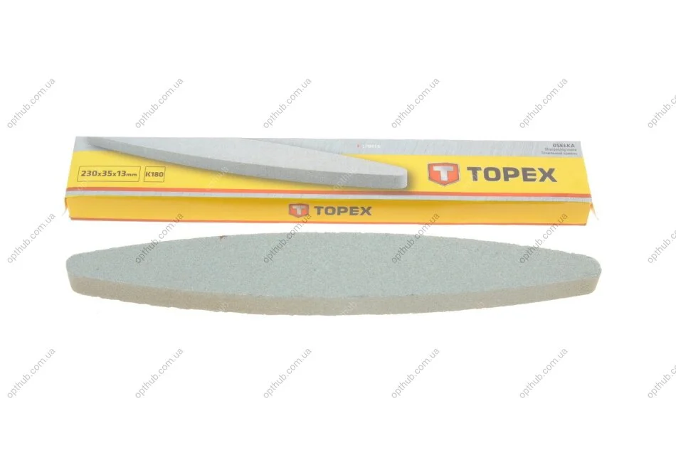 Брусок точильний овальний 230x35x13mm TOPEX (opt-om) Topex 17B818 (фото 1)