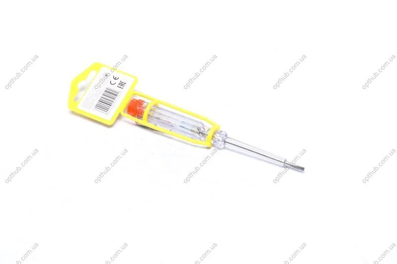 Отвертка с индикатором (140mm) (100-250V) TOPEX (opt-om) Topex 39D055 (фото 1)