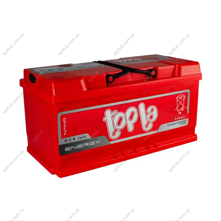 92 Ah/12V Energy Euro (0) низький Topla 108 092 (фото 1)