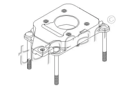 Гумова подушка карбюратора SEAT CORDOBA, IBIZA II VW GOLF III, POLO II, VENTO 1.3/1.4 07.87-10.02 TOPRAN / HANS PRIES 100 584