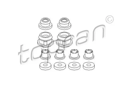 Ремкомплект важеля КПП VW GOLF I, JETTA I 1.1-1.8 04.74-02.84 TOPRAN / HANS PRIES 102 649