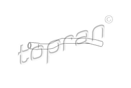 Шланг радіатора система охолодження TOPRAN / HANS PRIES 103412