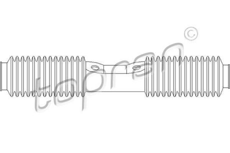 Пильовик тяги рульової TOPRAN / HANS PRIES 103620