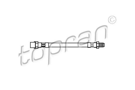 Гальмівний шланг TOPRAN / HANS PRIES 104351