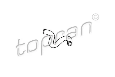 Шланг охолодження масла VW GOLF II, JETTA II, PASSAT B3/B4 1.8 08.83-07.93 TOPRAN / HANS PRIES 107 382