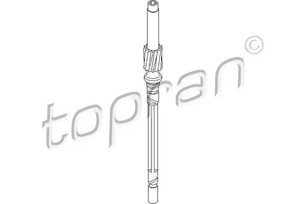 Шестерня приводу спідометра AUDI A3 SEAT CORDOBA, IBIZA II, LEON, TOLEDO I, TOLEDO II SKODA OCTAVIA I VW BORA, BORA I, GOLF III, GOLF IV, NEW BEETLE, PASSAT B3/B4 1.6-2.8 02.88-12.13 TOPRAN / HANS PRIES 107 535 (фото 1)
