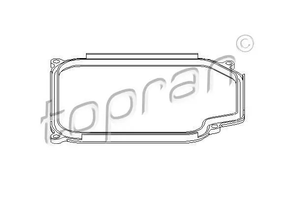 Прокладка масляного піддону AUDI A3 SEAT CORDOBA, IBIZA II, LEON, TOLEDO I, TOLEDO II SKODA OCTAVIA I VW BORA, BORA I, GOLF III, GOLF IV, NEW BEETLE, PASSAT B3/B4 1.4-2.8 02.88-12.13 TOPRAN / HANS PRIES 108 754 (фото 1)
