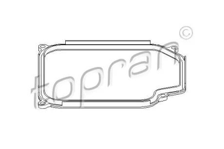 Прокладка масляного піддону AUDI A3 SEAT CORDOBA, IBIZA II, LEON, TOLEDO I, TOLEDO II SKODA OCTAVIA I VW BORA, BORA I, GOLF III, GOLF IV, NEW BEETLE, PASSAT B3/B4 1.4-2.8 02.88-12.13 TOPRAN / HANS PRIES 108 754