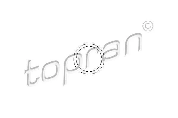 Прокладка трубопроводу системи охолодження TOPRAN / HANS PRIES 109639 (фото 1)