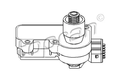 Датчик положення дросельної заслінки AUDI 100 C4, 80 B4, A6 C4 SEAT CORDOBA, IBIZA II, INCA, TOLEDO I VW CADDY II, GOLF III, PASSAT B3/B4, VENTO 1.6/1.8/2.0 02.88-09.02 TOPRAN / HANS PRIES 111 174