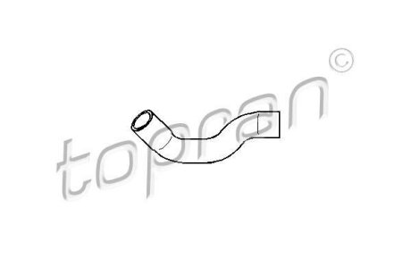 Шланг радиатора система охлаждения TOPRAN / HANS PRIES 111977