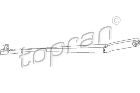 Важіль склоочисника передн лів SKODA OCTAVIA II KOMBI/LIFTBACK 02.04-06.13 TOPRAN / HANS PRIES 113 484
