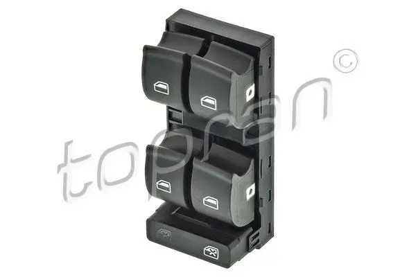 Кнопка піднімання вікна передн лів AUDI A4 B7 SEAT EXEO, EXEO ST 1.6-4.2 11.04-05.13 TOPRAN / HANS PRIES 116 021 (фото 1)