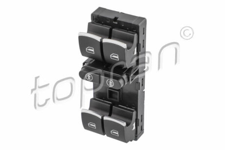 Кнопка склопідіймача з однією центральною кнопкою TOPRAN / HANS PRIES 118019