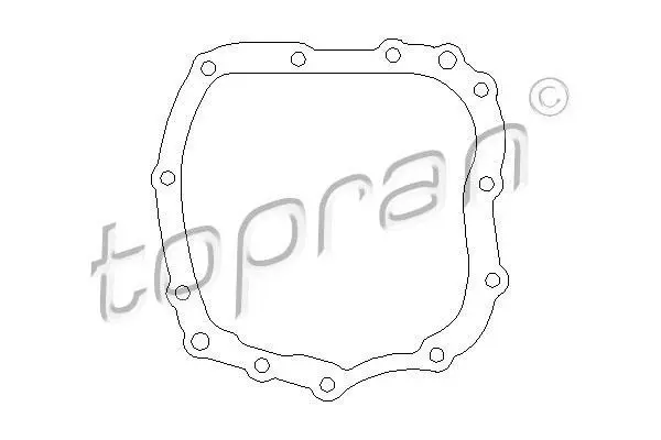 Ущільнення коробки передач OPEL ASCONA C, ASTRA F, ASTRA G, ASTRA G CLASSIC, CALIBRA A, KADETT E, KADETT E COMBO, VECTRA A, VECTRA B, ZAFIRA A 09.81-12.09 TOPRAN / HANS PRIES 201 529 (фото 1)