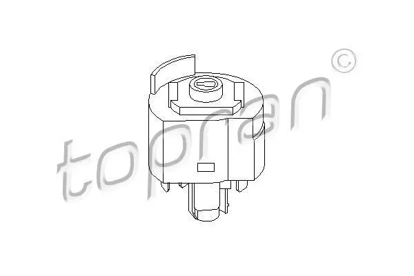 Контактна група замка запалювання (5 pin) OPEL ASTRA F, CALIBRA A, COMBO, CORSA B, OMEGA B, TIGRA, VECTRA A 1.0-3.2 04.88-07.03 TOPRAN / HANS PRIES 201 798 (фото 1)