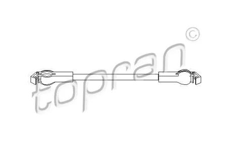 Механізм наконечника поперечної рульової тяги OPEL ASTRA F, ASTRA G, ASTRA G CLASSIC, ASTRA H, ASTRA H GTC, CALIBRA A, KADETT E, KADETT E COMBO, VECTRA A, VECTRA B, ZAFIRA A 1.2-2.2D 08.84-04.15 TOPRAN / HANS PRIES 206 327