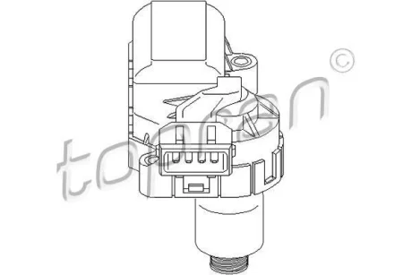 Позиціонер холостого ходу (4 pin,) OPEL ASTRA G, CORSA B 1.0/1.2 11.96-09.00 TOPRAN / HANS PRIES 206 621