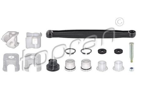 Ремкомплект куліси скорочений без механізму (тяга, кріплення) TOPRAN / HANS PRIES 206933