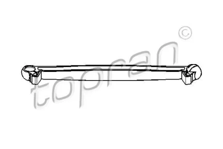 Механізм наконечника поперечної рульової тяги (/210mm) OPEL ASTRA F, ASTRA F CLASSIC, COMBO, CORSA A, CORSA A TR, CORSA B, TIGRA 1.0-2.0 09.82-01.05 TOPRAN / HANS PRIES 207 688