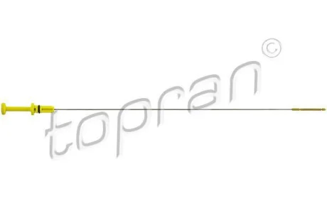 Щуп рівня мастила CITROEN BERLINGO, C2, C3 I, C3 II, C3 PLURIEL, NEMO, SAXO, XSARA PEUGEOT 1007, 106 II, 206, 206+, 207, 306, 307, BIPPER, BIPPER TEPEE, PARTNER 1.1-1.6D 04.93- TOPRAN / HANS PRIES 723 497