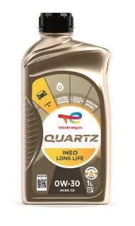 Масло моторное QUARTZ INEO LONG LIFE 0W-30 1л QUARTZ INEO LONG LIFE 0W30 12X1L TOTAL 0W30 QI LL 1L