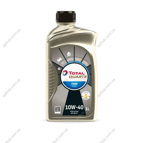 Масло моторное 10w40 QUARTZ 7000 ENERGY (Франция,) 1л. TOTAL 203705 (фото 1)