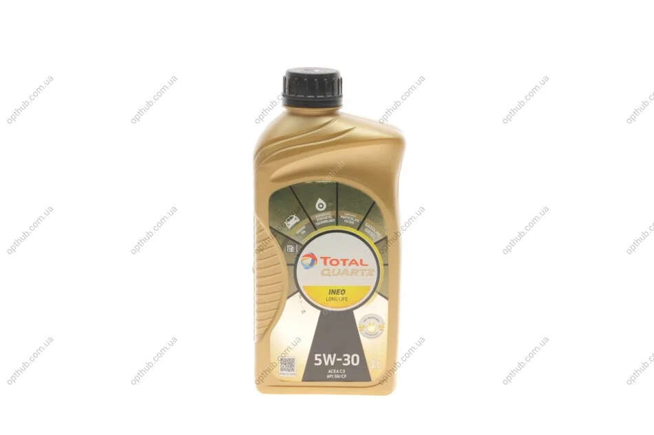 Масло моторное Quartz Ineo Long Life 5W30 (1 Liter) TOTAL 213818 (фото 1)