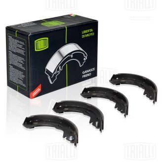 Колодки тормозные задний барабан Mazda 626 (97-) 228x43 для Akebono (GF 2501) Trialli GF2501