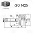 ШРУС Nissan Almera N16 (00-) 1.5i (н25/вн21/abs44) (зовн.) (GO 1425) Trialli GO1425 (фото 3)