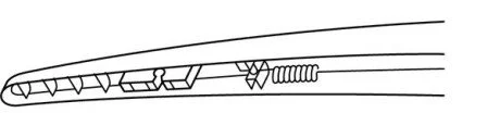 Щітка склоочисника каркасна задня 180мм ExactFit Rear Citroen C4 (LC), DS3, DS4 (B) TRICO Trico EX180