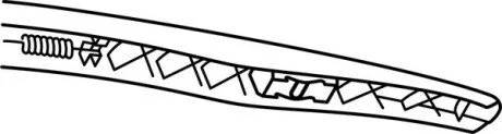 Щітка склоочисника каркасна задня 400мм ExactFit Rear Caddy III, T5, Skoda Roomster, Opel Vectra C (B) TRICO Trico EX400