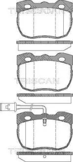 Тормозные колодки передние TRISCAN 811017006